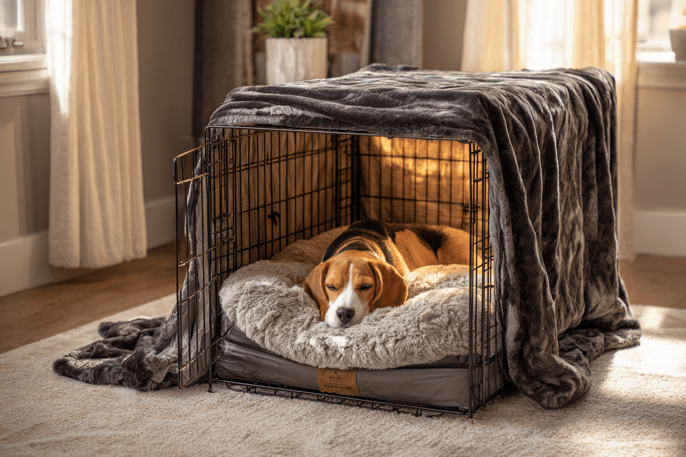 How to Crate Train Your Puppy: Train with a Den-like Environment